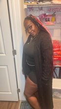 Load image into Gallery viewer, Black cardigan sweater