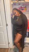 Load image into Gallery viewer, Black cardigan sweater